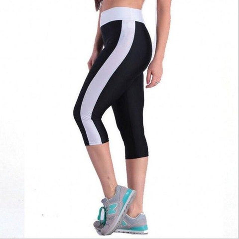 Image of Push-ups elastic fitness exercise pants leggings with Side pocket