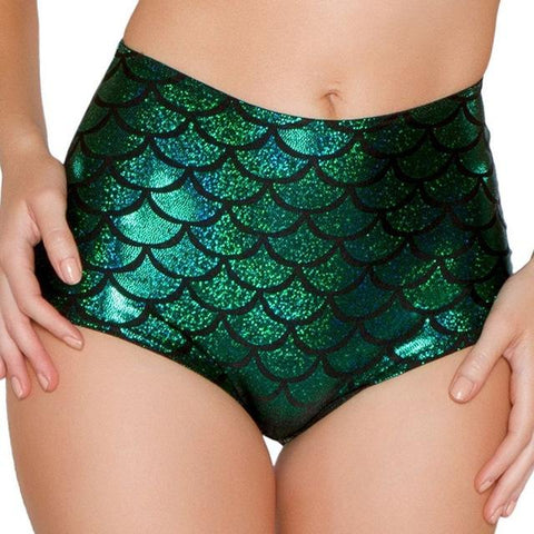 Image of Sexy Lingerie Women High Waist Scale Mermaid Briefs Panties Shorts Underwear