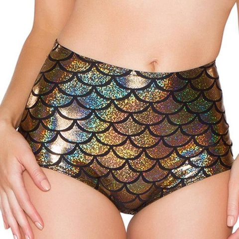 Image of Sexy Lingerie Women High Waist Scale Mermaid Briefs Panties Shorts Underwear