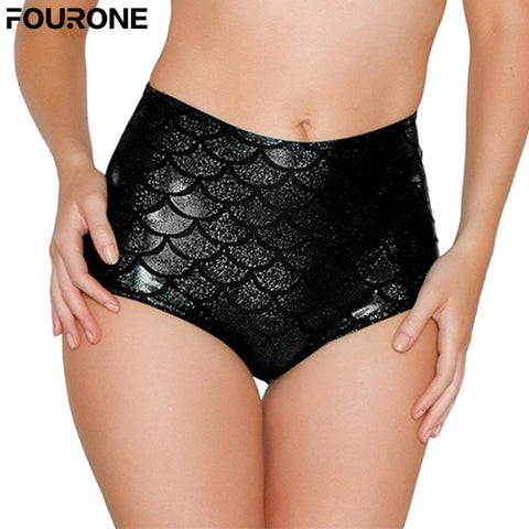 Image of Sexy Lingerie Women High Waist Scale Mermaid Briefs Panties Shorts Underwear