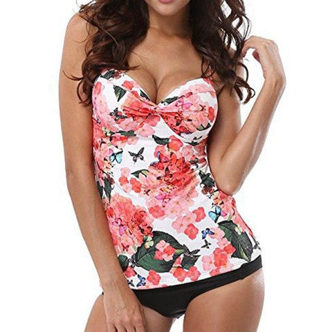 Image of Sexy Push Up Vintage High Wais Bathing Suit