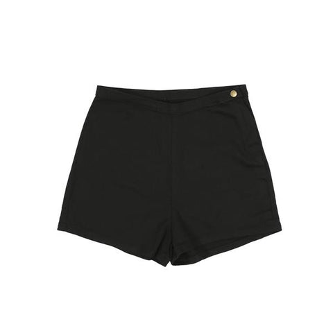 Image of New Slim High Waist Jeans Denim Tap Shorts Tight A Side Button