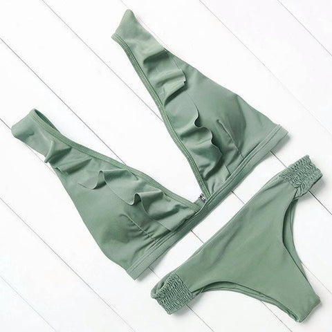 Image of Sexy Bikini Swimsuit Swimwear Push Up Bikinis Set