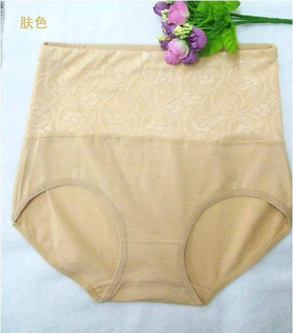 Image of Printing Belly in Carry Buttock Briefs Underwear Women Seamless Panties