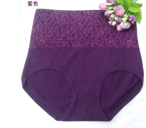 Image of Printing Belly in Carry Buttock Briefs Underwear Women Seamless Panties