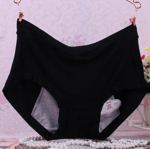 Image of Physiological panties menstrual period breathable leakproof health plue size ladies underwear
