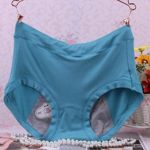 Image of Physiological panties menstrual period breathable leakproof health plue size ladies underwear
