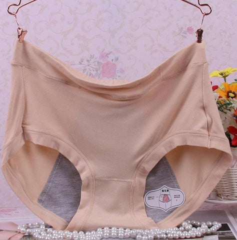 Image of Physiological panties menstrual period breathable leakproof health plue size ladies underwear