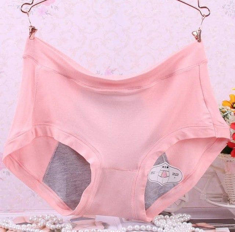 Image of Physiological panties menstrual period breathable leakproof health plue size ladies underwear