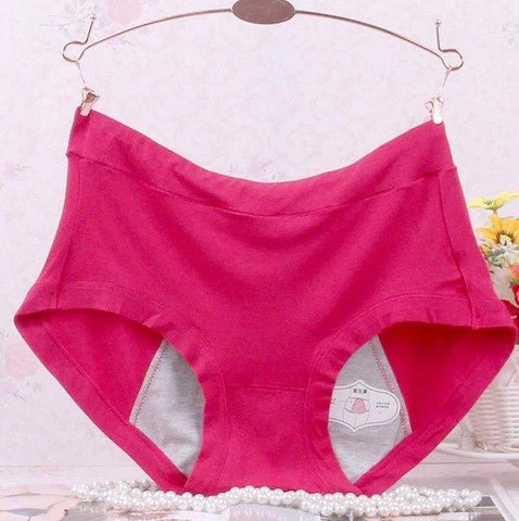 Image of Physiological panties menstrual period breathable leakproof health plue size ladies underwear