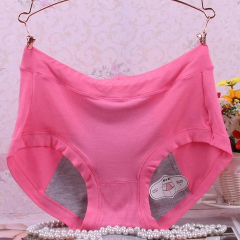 Image of Physiological panties menstrual period breathable leakproof health plue size ladies underwear