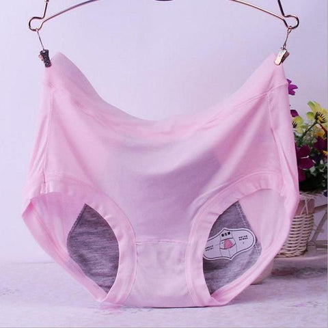 Image of Physiological panties menstrual period breathable leakproof health plue size ladies underwear