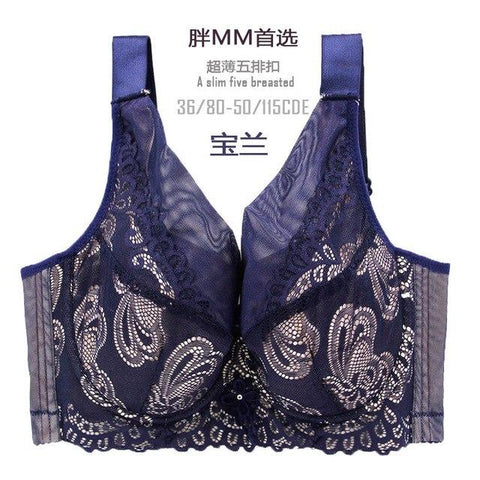 Image of push up bras women thin no padding mesh lace D E F cup