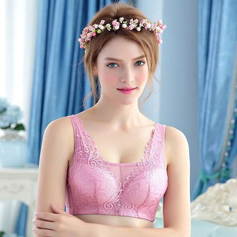 Image of Plus size bras C D three quarters cup comfortable no rims push up bra