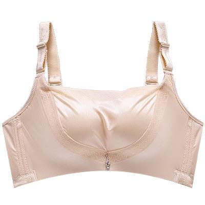 Image of Top selling thin full cup wireless large size patchwork lace bra