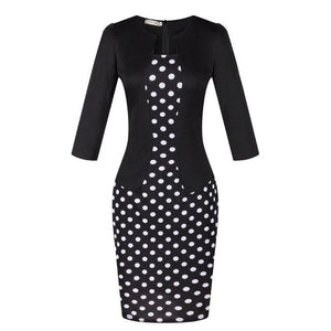 Formal Vintage Work Wear Women Pencil Dress