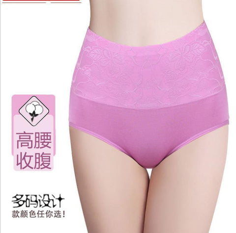 Image of Sexy Body Shaping High Waist Comfortable Briefs Women's Panties