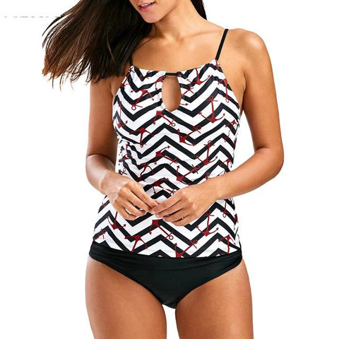 Image of Sexy Bikinis High Waist Swimsuit Two Pieces Bathing Suit