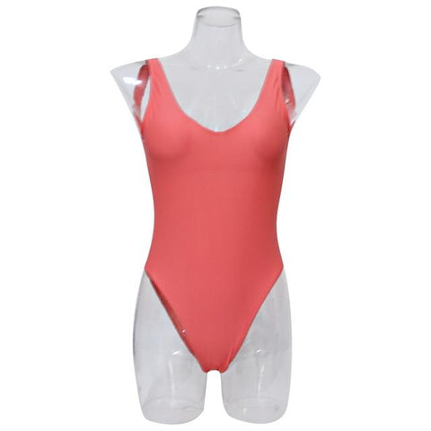 Image of Backless Sexy High Cut Swimwear Bathing Suit