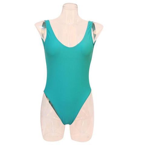 Image of Backless Sexy High Cut Swimwear Bathing Suit