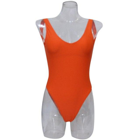 Image of Backless Sexy High Cut Swimwear Bathing Suit