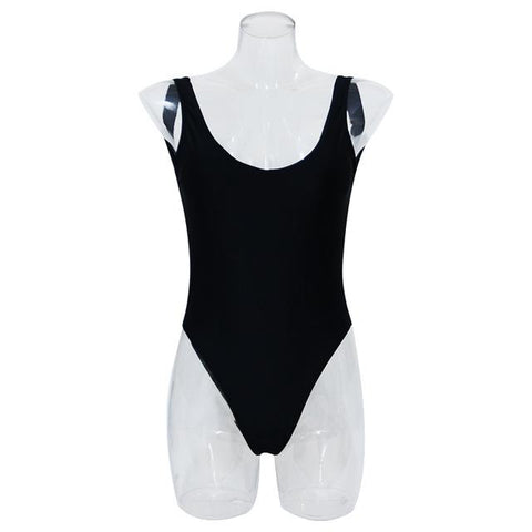 Image of Backless Sexy High Cut Swimwear Bathing Suit