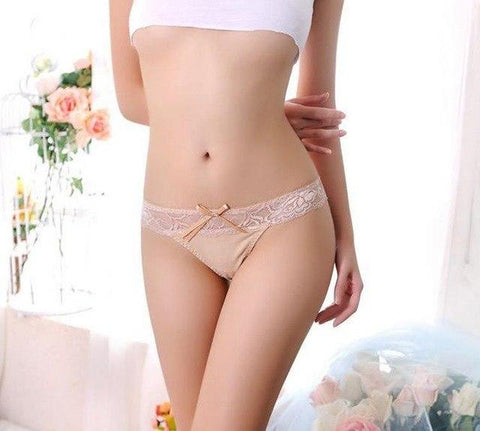 Image of G-string low waist hip up panties ultra-thin