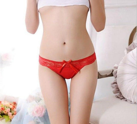 Image of G-string low waist hip up panties ultra-thin