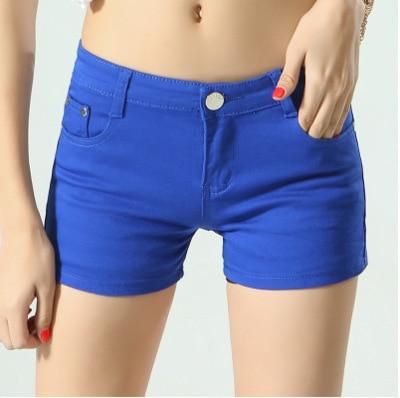 Image of BerylBella Women Shorts Mujer Summer Elastic Waist