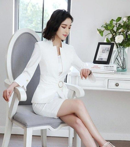 Image of Formal O Neck Sleeveless Plus Size Office Dress