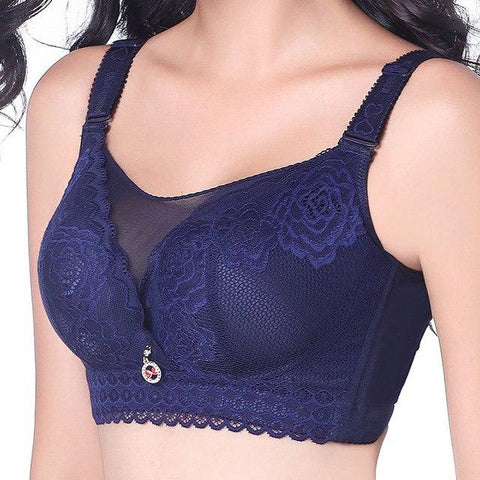 Image of Big size full cup sexy lace push up bra