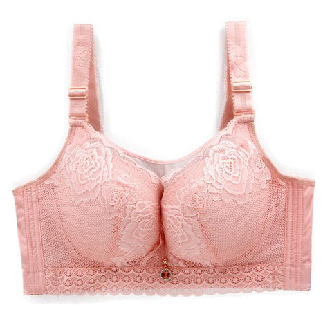 Image of Big size full cup sexy lace push up bra