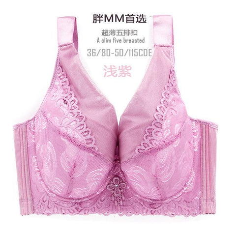 Image of push up bras women thin no padding mesh lace D E F cup
