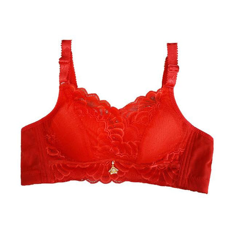 Image of Lace brassiere without rims push up