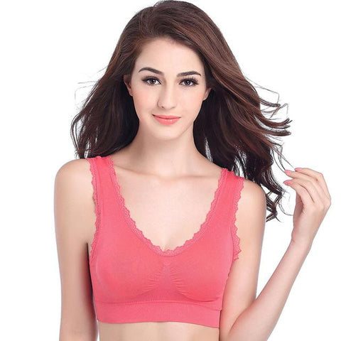 Image of Slim Fitness Bras Lace Bustier Comfortable
