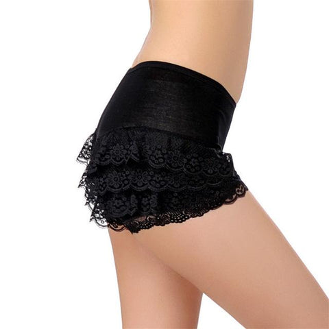 Image of Lace Hollow Out Casual Shorts