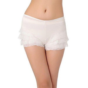 Lace Hollow Out Casual Shorts