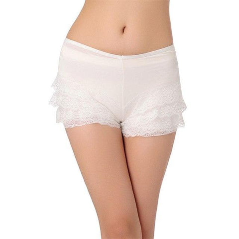 Image of Lace Hollow Out Casual Shorts