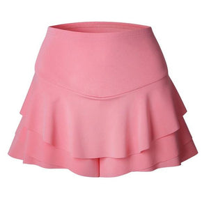 High Waist Mini Ruffles Skirt Shorts