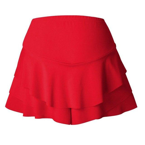 Image of High Waist Mini Ruffles Skirt Shorts